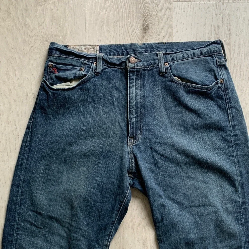 Polo Ralph Lauren Vintage Authentic Blue Denim‎ Unisex 34x32 Jeans